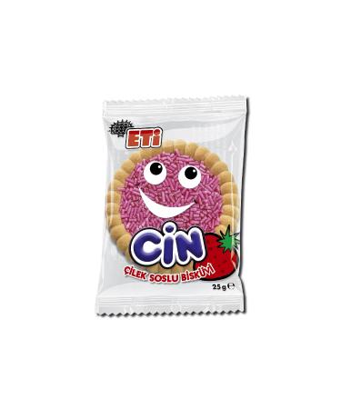 Eti Cin Strawberry Sauce 25 gr x 36 Pieces - Buy Online on GoSupps.com