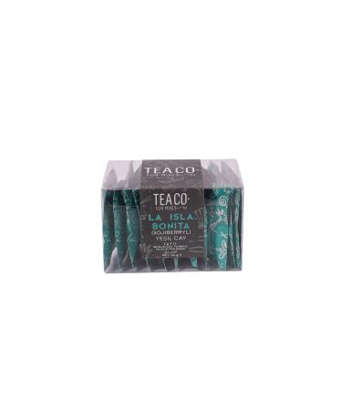 TEA CO La Isla Bon ta - Gojiberry Green Tea Muslin Tea Bag - Buy Online on GoSupps.com