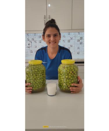 Mut Pearl Olives & Olive Oil Cracked Green Olives Net: 3.5 Kg - Buy Online on GoSupps.com