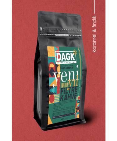 Dagk Filter Coffee Ground New Year Special 200gr (Caramel & Hazelnut Flavored) - Buy Online on GoSupps.com