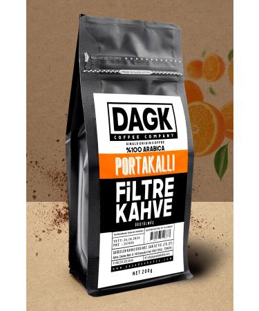 Dagk Orange Filter Coffee Ground 200g (flavored) - Buy Online on GoSupps.com