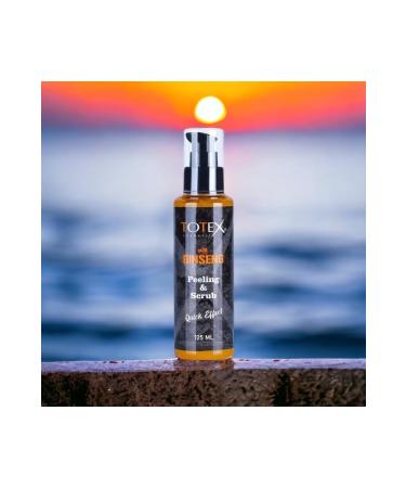 TOTEX Facial Peeling and Scrub Gel | Facial Care Ginseng Brightener | For Blackheads Acne 125 ml - Buy Online on GoSupps.com