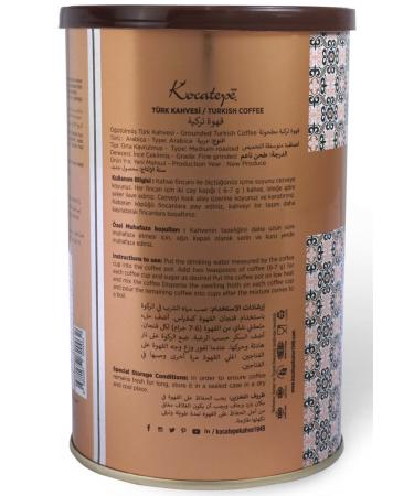 KOCATEPE COFFEE Kocatepe Turkish Coffee 250 Gr Tin - Buy Online on GoSupps.com