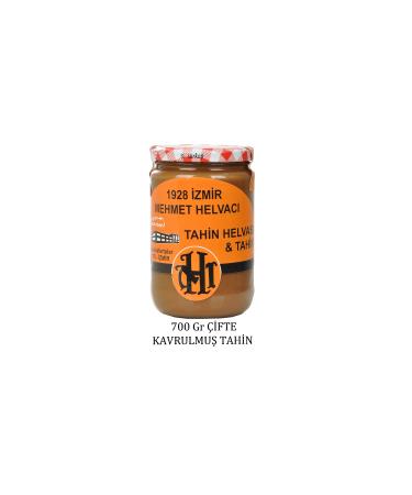 1928 MEHMET HELVACI Double Roasted Tahini 700 grams & Natural Tahini 1 Kg (2-Piece Opportunity Pack) - Buy Online on GoSupps.com