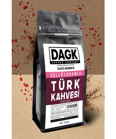 Dagk Rose Turkish Coffee with Turkish Delight 200g (FLAVOURED) - Buy Online on GoSupps.com