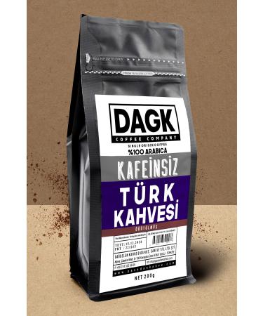 Dagk Decaffeinated Turkish Coffee 200gr - Buy Online on GoSupps.com
