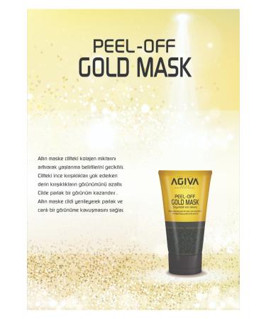 Agiva Peelable 150 ml Gold Mask/gold Mask/2 Pieces - Buy Online on GoSupps.com