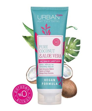 Urban Care Color Protecting Shampoo with Pure Coconut Oil and Aloe Vera 250 Ml - Buy Online on GoSupps.com