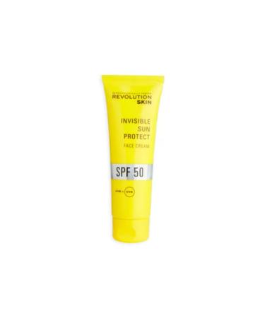 Revolution Skincare Invisible Sun Cream SPF 50 with Hyaluronic Acid and Vitamin E 50 ml - Buy Online on GoSupps.com