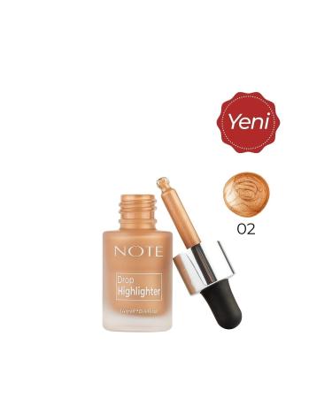 Note Cosmetics Cosmetic - Drop Highlighter Liquid Illuminator - Charming Desert -02- Kuattoprof - Buy Online on GoSupps.com
