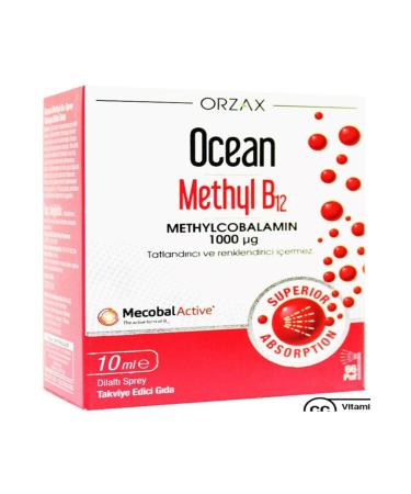 Ocean Methyl B12 1000 g Spray 10 ml And Ocean Vitamin C 1000mg 30 Tablets - Buy Online on GoSupps.com