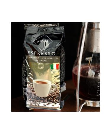 Rioba Espresso Filter Coffee Italiano Roasted 55% Arabica 45% Robusta Espresso Filter Coffee - Buy Online on GoSupps.com