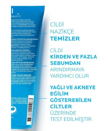 La Roche Posay Effaclar Purifying and Balancing Gel for Oily and Sensitive Skin 200 ML  - Buy Online on GoSupps.com