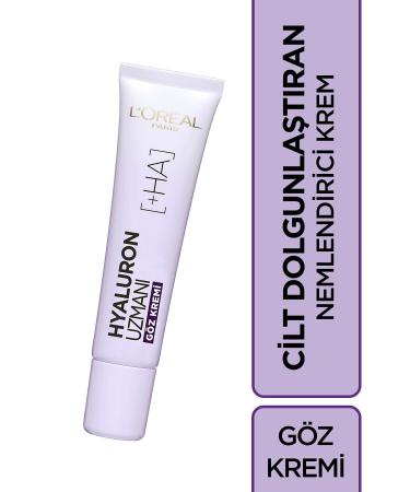 L'Oreal Paris Hyaluron Expert Skin Plumping Moisturizing Eye Cream - Buy Online on GoSupps.com