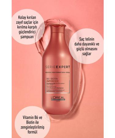 L'oreal Professionnel Serie Expert Inforcer Anti-Breakage Strengthening Shampoo 300 ml - Buy Online on GoSupps.com