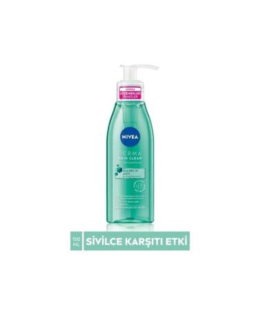 NIVEA Face Care Derma Skin Clear Anti-Acne Face Cleansing Gel 150ml - Buy Online on GoSupps.com