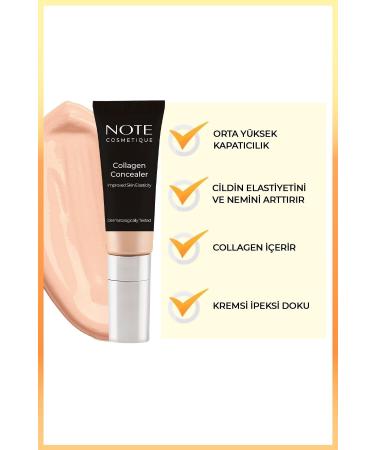 Note Cosmetics Collagen Under Eye Concealer - Collagen Concealer 01 ..concealer05 - Buy Online on GoSupps.com