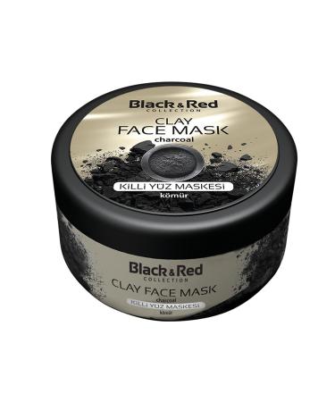 Black Red Black & Red Peelable White Face Mask 250 ml + Clay Face Mask with Charcoal Extract 400gr - Buy Online on GoSupps.com