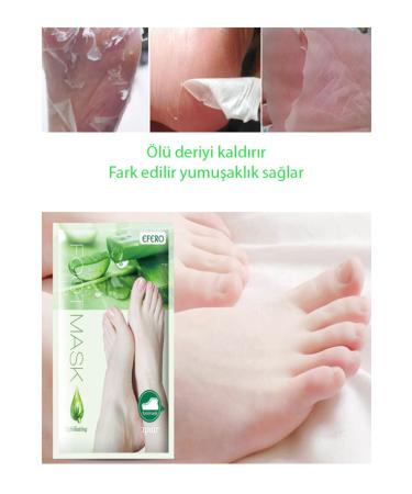 efero Aloe Vera Dead Skin Peeling Sock Type Foot Peeling Mask miracle Foot Peeling - New - Buy Online on GoSupps.com