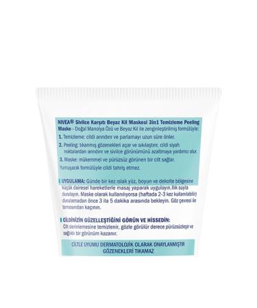 NIVEA Anti-Acne 3 in 1 White Clay Mask 150 ml - Buy Online on GoSupps.com