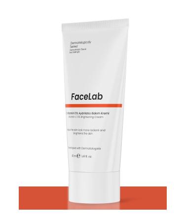 FaceLab Brightening and Tone Equalizing 5% Vitamin C Skin Care Cream 50 ml - Buy Online on GoSupps.com