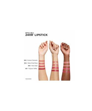 L'Oreal Paris Infaillible 24h Longwear 804 Metro Proof Rose 2 Step Nude Lipstick - Buy Online on GoSupps.com