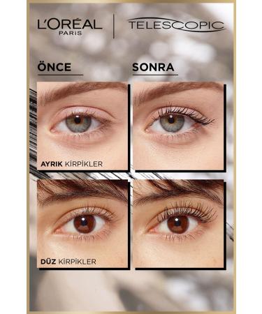 L'Oreal Paris Telescopic Long-Looking Mascara - Black - Buy Online on GoSupps.com