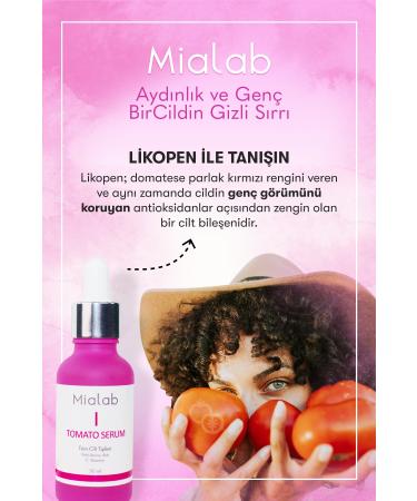 Mialab Tomato Face And Skin Serum - Tomato Serum-dull/uneven Acne/blemishes Anti-Aging - Buy Online on GoSupps.com