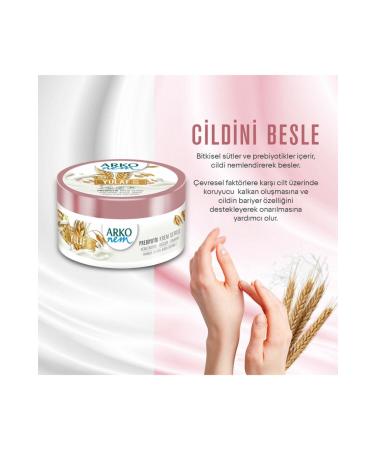 Arko Nem Prebiotic Moisturizing Cream Oat Milk 250 Ml - Buy Online on GoSupps.com