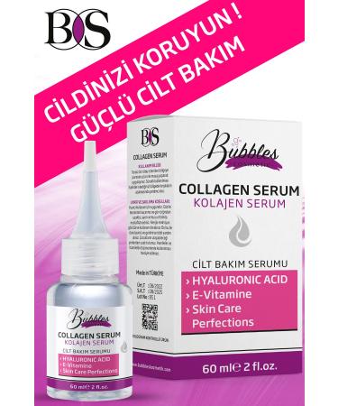 bs bubbles cosmetic Collagen Serum Anti-Wrinkle and Anti-Aging Fast Acting Formula 60ml - Buy Online on GoSupps.com