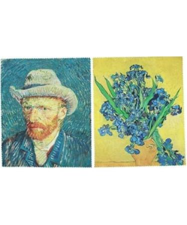 Vincent Van Gogh Art Microfiber Cleaning Cloths - Premium 5 Pack Eyeglass & Electronics Lens Cleaner (6x7 inches - Buy Online on GoSupps.com