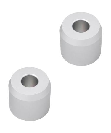 Homsfou metal stand 2 pieces men shaver razor stand holder round stabilized