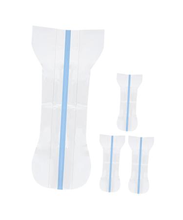 FOMIYES 4pcs Swimming Stickers Water Proof Stickers Panti Liners Thin Private Stickers for Swimming White Pu