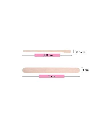 250 Wooden Wax Spatulas | Premium Hair Removal Applicators for Eyebrows & Body | Eco-Friendly Wooden Sticks for Smooth Skin - Buy Online on GoSupps.com
