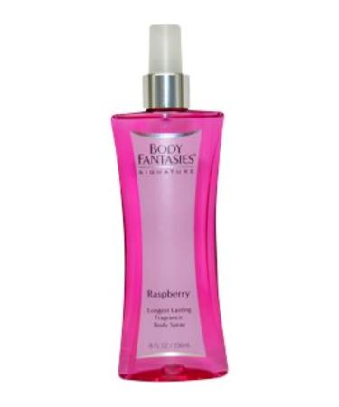 Body Fantasies Signature Raspberry Fragrance Body Spray for Women 8 Ounce
