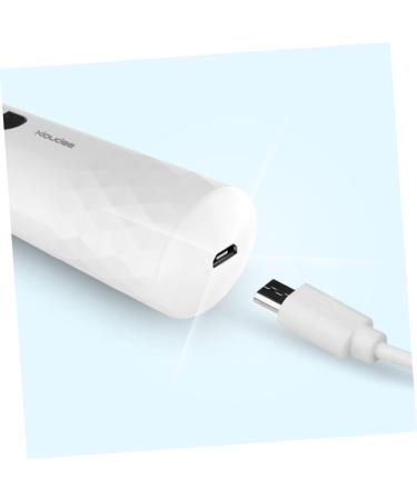 Housoutil 3 Sets Pedicure Reusable Foot Rechargeable Foot Grinding Tool Electronic Tools Home Foot Dead Skin Trimmer Power Tools Care Callus White Quartz - Buy Online on GoSupps.com