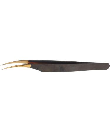 Professional Ergonomic Eyelash Extension Tweezers - Portable Stainless Steel Safe & Curved for Salon Use - Buy Online on GoSupps.com