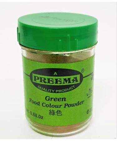 Preema Green Food Colour Powder(25gX3) | Green Food Colour Powder | Used in baking and icing sugar | Can also be used in cooking - Buy Online on GoSupps.com