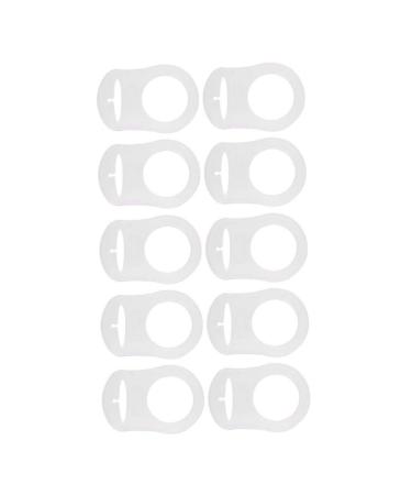 10pcs Soft Silicone Pacifier Clips - Safe & Stylish Baby Accessories for International Shipping - Buy Online on GoSupps.com