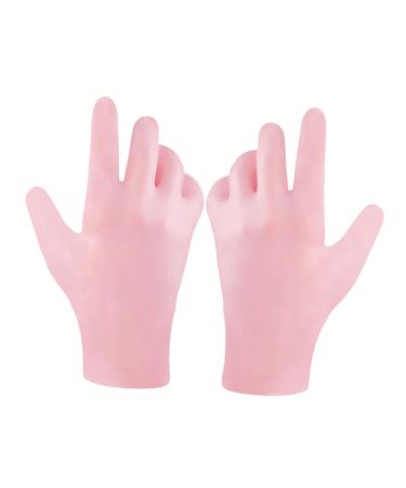Gogogmee 1 Pair Beauty Protective Glove Women Moisturizing Gloves LED Eyebrow Clip Dry Rough Hand Moisturizing Skin Hand Gloves Exfoliating Hand Gloves Womens Gloves Sebs
