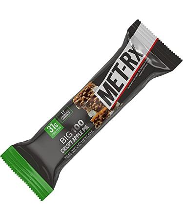 Product Of Met-Rx Big100 Bar - Colossal Crispy Apple Pie Count 9 (3.52 oz ) - Nutrition Bar With Protein / Grab Varieties & Flavors - Buy Online on GoSupps.com