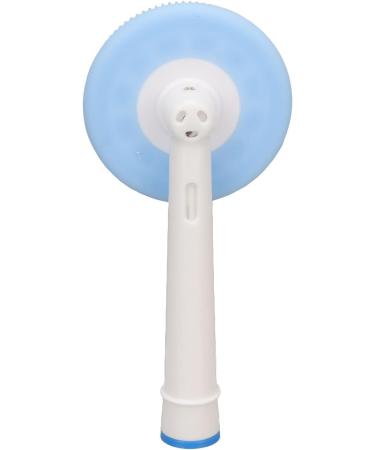 Electric Face Scrubber Replacement Head Soft Silicone Bristles Portable Blue Color Deep Cleaning and Massaging Lasting Service Life Perfect for Healthy Skin Cell Renewal - Buy Online on GoSupps.com