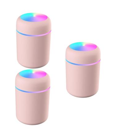 Balacoo Mini Humidifier 3pcs Pink Home Nano Portable Sprayer Humidifier Office Mist Colorful Skin for Mini Air Humidifier 12*7.8cmx3pcs