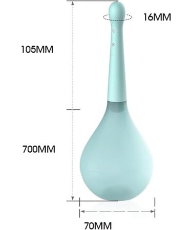 DIYWORK Silicone Pear Shaped Enema Cleaning Container - 5 Hole Intimate Shower for Vagina & Anal - Pink - Buy Online on GoSupps.com