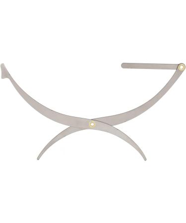 Microblading Eyebrow Ruler Measuring Tool Highly Accurate Eyebrow Stencil Ruler Reusable for Salon for Lip Tattooing (Silver) - Buy Online on GoSupps.com