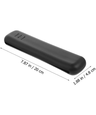 Mikinona 1set Powder Puff Storage Box Make up Travel Egg Rack Silica Gel Black 20X4.8CM - Buy Online on GoSupps.com