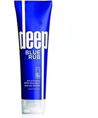 Deep Blue Rub Essential Oil Blend 4 oz - Soothing Blue Formula (NEW) - Buy Online on GoSupps.com