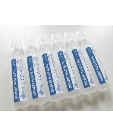 NaCl 0.9% Sterile Isotonic Sodium Chloride Solution - 100 x 5ml Vials for Airway Humidification - Buy Online on GoSupps.com