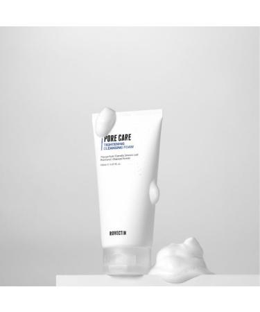 ROVECTIN Pore Tightening Cleansing Foam | Green Papaya Charcoal & AHA/BHA/PHA | Vegan Cleanser for Oily Dull Skin | 150 ml - Buy Online on GoSupps.com