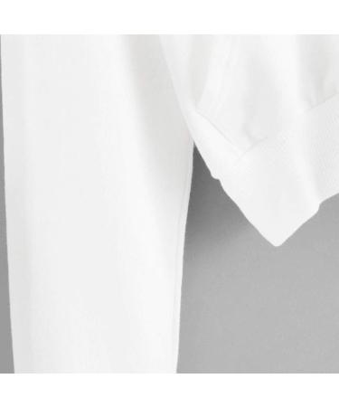 White Long Sleeve Crop Top Zip Up Hoodie with Pockets for Women - Workout Sweatshirts - Buy Online on GoSupps.com